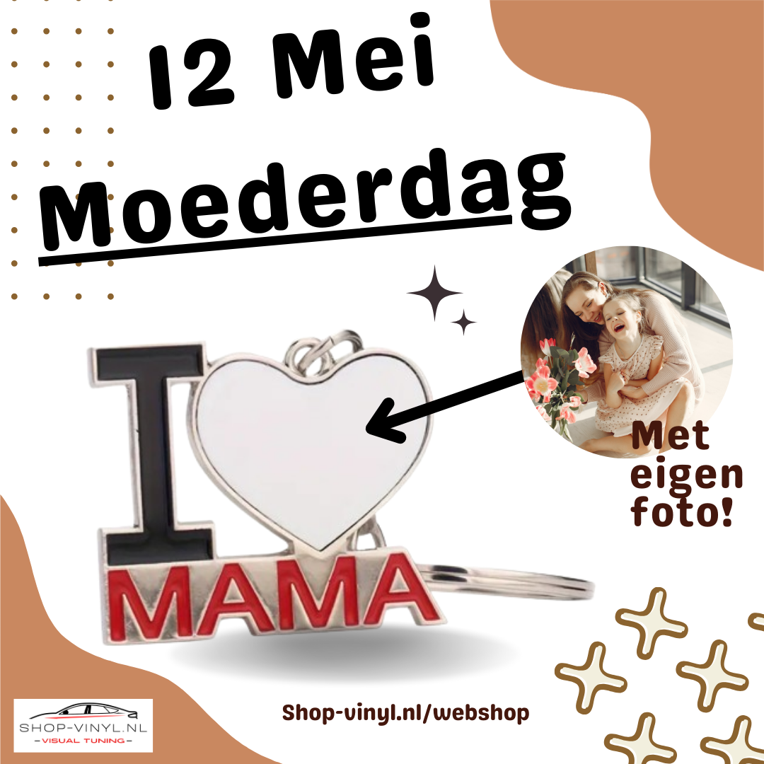 I❤️MAMA sleutelhanger met eigen foto - Afbeelding 2