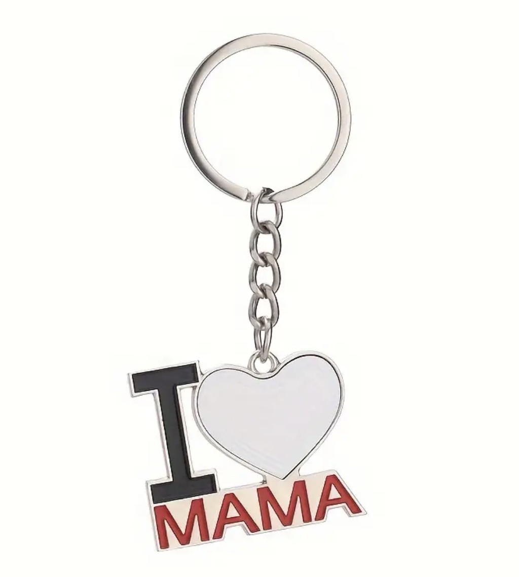 I❤️MAMA sleutelhanger met eigen foto