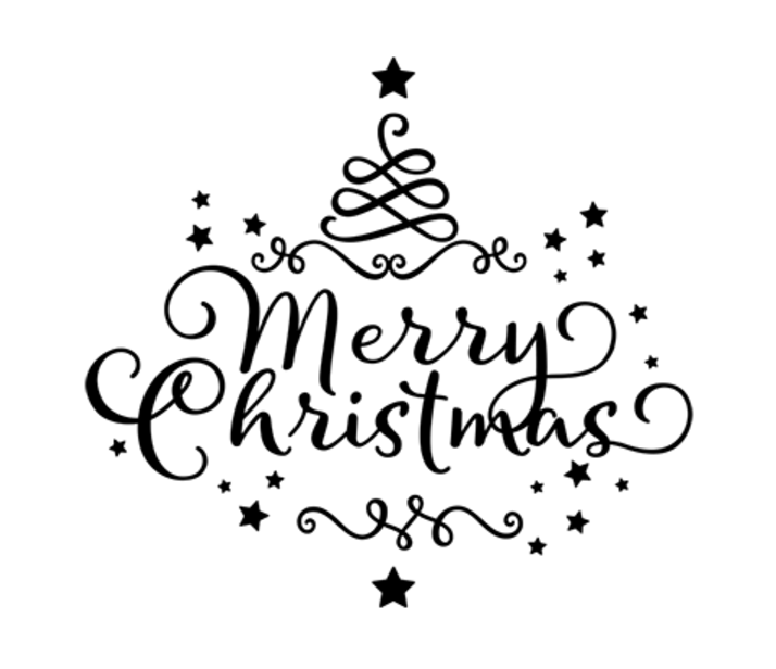 Merry Christmas sticker - Afbeelding 2