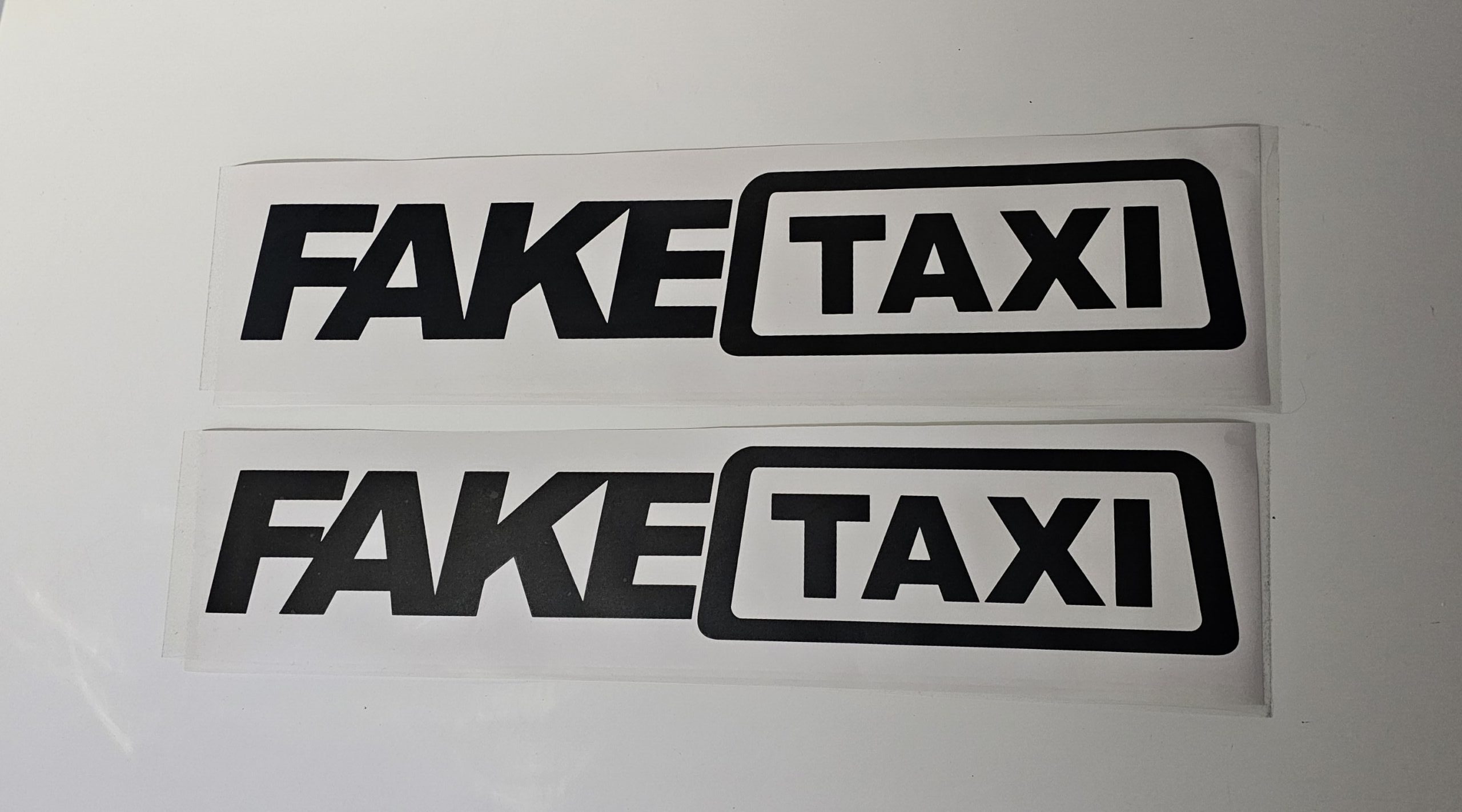 FakeTaxi auto sticker (elke kleur en maat mogelijk) - Afbeelding 2