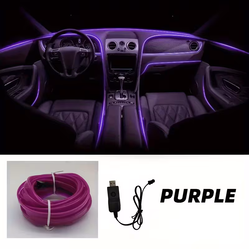 DIY LED auto interieur verlichtingsstrip | continu aan & flitsmodus - Afbeelding 10