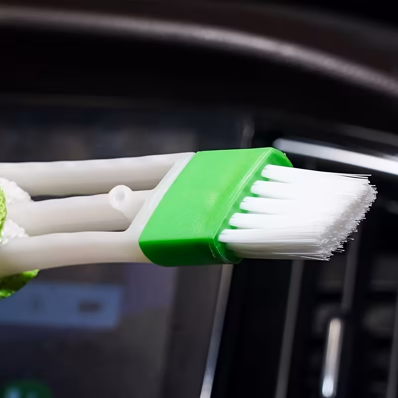 Multifunctionele PE Auto Luchtrooster Reinigingsborstel | Afneembaar & Wasbaar - Afbeelding 2