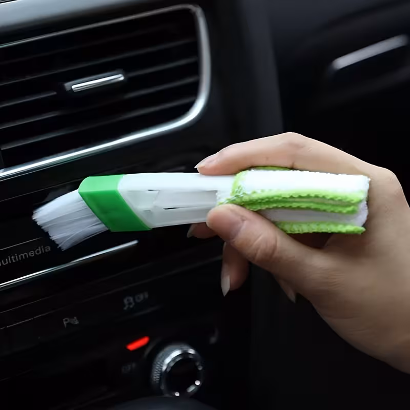 Multifunctionele PE Auto Luchtrooster Reinigingsborstel | Afneembaar & Wasbaar